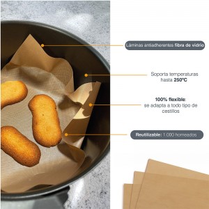 LÂMINAS REUTILIZÁVEIS PARA AIR FRYER - 2