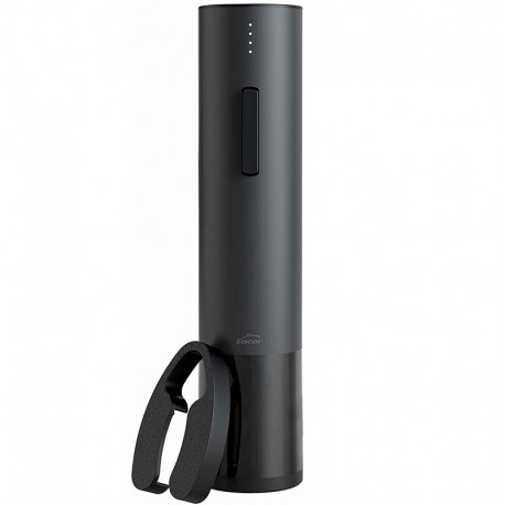 SACA-CORCHO ELÉTRICO USB BLACK LUXE