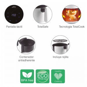 FRITURA A AR 3 LITROS VITALCOOK LACOR - 4