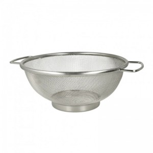 ESCORREDOR COM ALÇAS AÇO INOX. 20CM - 1