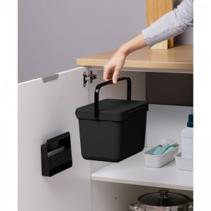 CUBE ORGÂNICO 6L SMART COM SUPORTE PRETO - 4