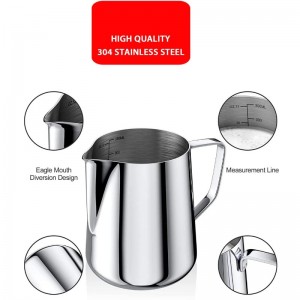 JARRA LEITERA BARISTA 350ML AÇO INOX - 2