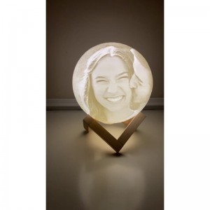 LAMPADA LUA 3D PERSONALIZADA EM 16 CORES BATERIA - 3