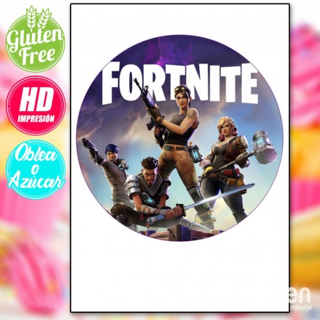 IMPRESSÃO COMESTÍVEL PARA BOLO FORTNITE MODELO 001