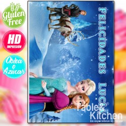 IMPRESSÃO COMESTÍVEL PARA BOLO FROZEN MODELO 002