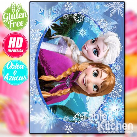 IMPRESSÃO COMESTÍVEL PARA BOLO FROZEN MODELO 003