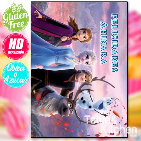 IMPRESSÃO COMESTÍVEL PARA BOLO FROZEN MODELO 005