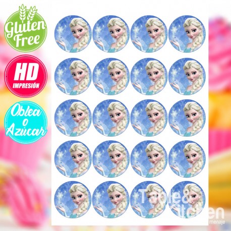 IMPRESSÃO COMESTÍVEL PARA BISCOITOS FROZEN MODELO 007