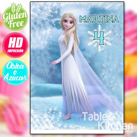 IMPRESSÃO COMESTÍVEL PARA BOLO FROZEN MODELO 008