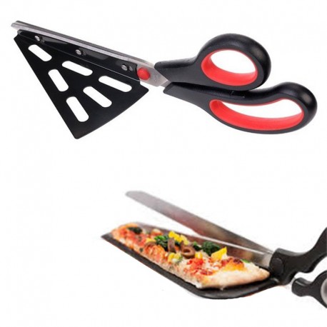 TESOURAS DE COZINHA COM SUPORTE PARA PIZZAS