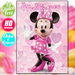 IMPRESSÃO COMESTÍVEL PARA BOLO MINNIE MODELO 005