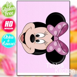 IMPRESSÃO COMESTÍVEL PARA BOLO MINNIE MODELO 010