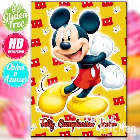 IMPRESSÃO COMESTÍVEL PARA BOLO MICKEY MODELO 004