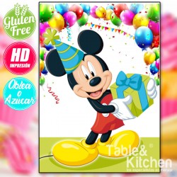 IMPRESIÓN COMESTIBLE PARA TARTA MICKEY MODELO 005