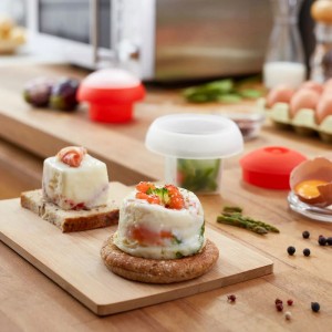 KIT 2 OVOS BRANCO (CUBO E CILINDRO) LEKUE - 1