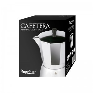 CAFETEIRA 1TZ SUPREME ALUM. CINZA - 2