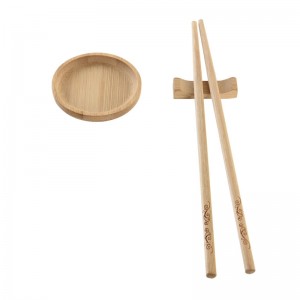 CONJUNTO SUSHI 10 BAMBU NATURAL - 2