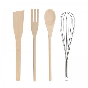 BOTE UTENSILIOS SET 5 GRES MADERA - 3