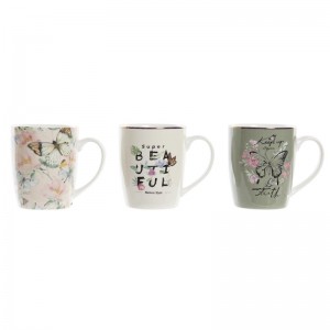 CANeca PORCELANA BORBOLETA CORES SORTIDAS - 2