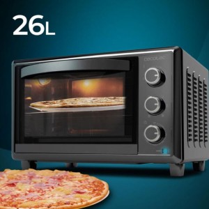 HORNO DE SOBREMESA BAKE&TOAST 2600 BLACK 4PIZZA - 6