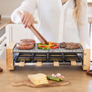 RACLETTE CHEESE GRILL 8600 WOOD ALLSTONE - 6