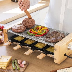 RACLETTE CHEESE GRILL 8600 WOOD ALLSTONE - 7
