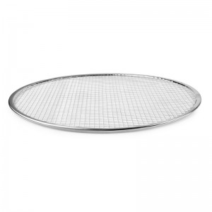 GRELHA AÇO INOX PARA PIZZA 30CM - 2