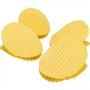 SET 4 PINÇAS PARA SACOS COM FORMA DE BATATAS - 1