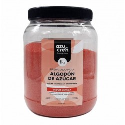 ALGODON DE AZUCAR ROJO SABOR CEREZA 1 KG AZUCREN