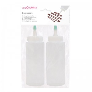 SET 2 BIBERONES PARA GLASEADO SCRAPCOOKING - 2