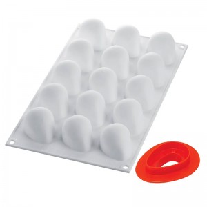 MOLDE SILICONE CURVEFLEX FRAGOLA 30 SILIKOMART INCLUI CORTADOR - 2