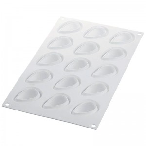 MOLDE SILICONE CURVEFLEX FRAGOLA 30 SILIKOMART INCLUI CORTADOR - 3