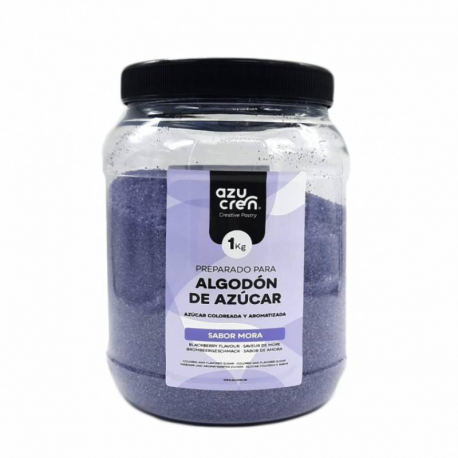 ALGODÃO DOCE LILÁS SABOR MORA 1 KG AZUCREN