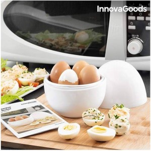 COZEDOR DE OVOS PARA MICROONDAS COM RECETÁRIO - 2