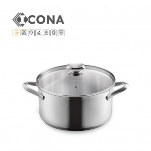 CACEROLA BAIXA INOX ICONA 24CM - 1