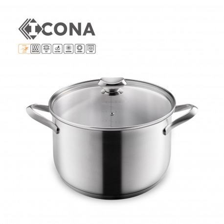 CACEROLA ALTA INOX ICONA 26CM