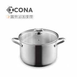 CACEROLA ALTA ACERO INOX ICONA 24CM