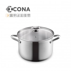 CACEROLA ALTA AÇO INOX ICONA 24CM - 1