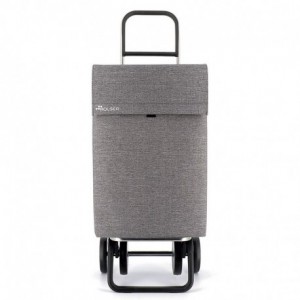 CARRO DE COMPRA JEAN TWEED DOS+2 CINZA - 1