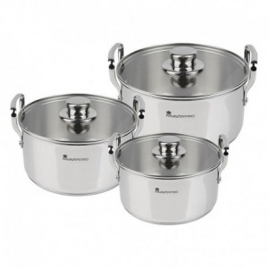 BATERIA COCINA 6P. INOX COOKWARE SMART - 1