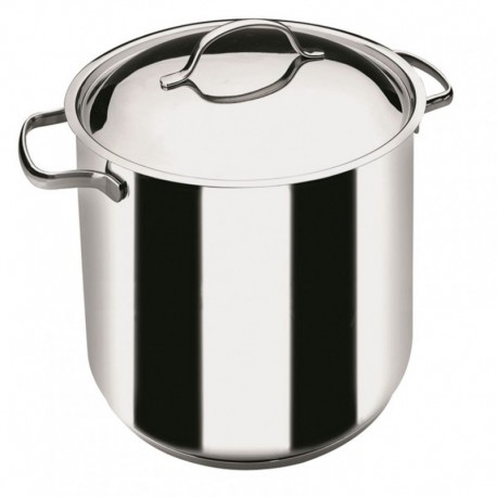 PANELA SUPER ALTA 24 CM. INOX BASIC LACOR