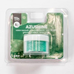 PURPURINA COMESTIBLE EN POLVO VERDE AZUSHINE 5GR