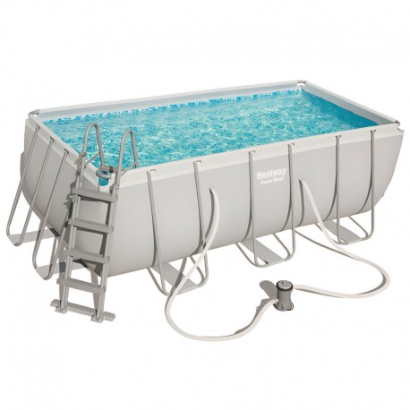 PISCINA TUBULAR AÇO 412 x 201 X H122 CM + PURIFICADOR