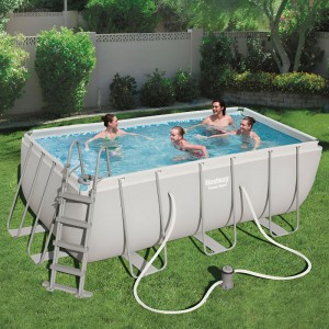 PISCINA TUBULAR AÇO 412 x 201 X H122 CM + PURIFICADOR - 2