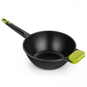 WOK COM CABO 28CM FOODIE BRA - 1