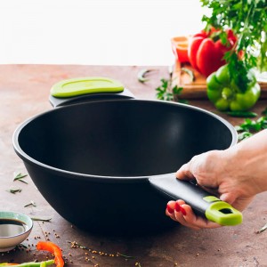 WOK COM CABO 28CM FOODIE BRA - 3