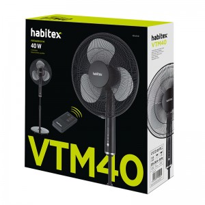 VENTILADOR DE PÉ M.VPM 40. NEGRO. HABITEX - 4