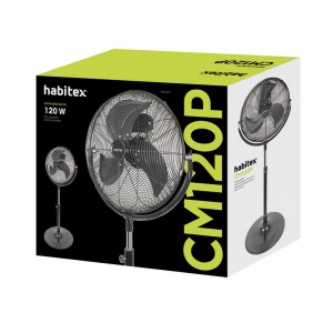 VENTILADOR CIRCULADOR DE AR DE PÉ HABITEX CM120P - 3