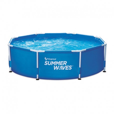 PISCINA TUBULAR REDONDA SUMMER WAVES 244X76 CM E FILTRO