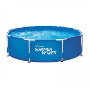 PISCINA TUBULAR REDONDA SUMMER WAVES 244X76 CM E FILTRO - 1